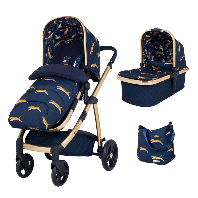 Cosatto Wow Pram and Accessories Bundle Paloma Tiger On The Prowl