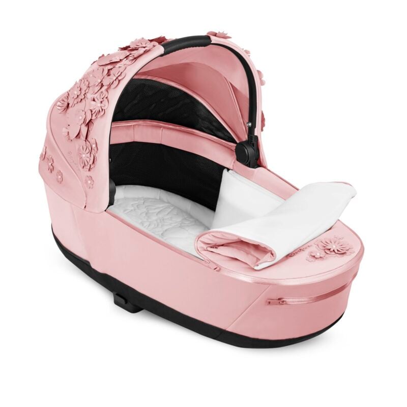 Cybex PRIAM LUX Carrycot Simply Flowers Pink-1