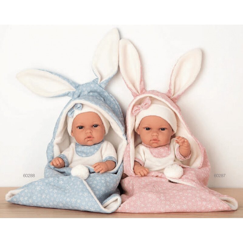 Arias bunny twin dolls