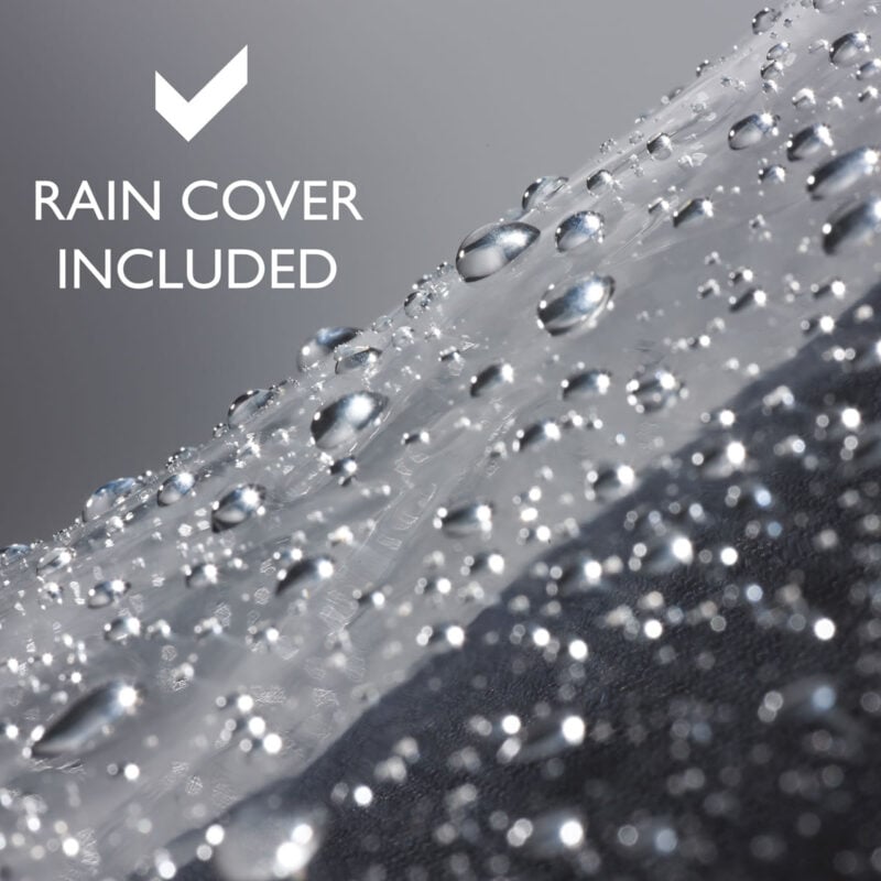 RAIN COVER INCLUDED