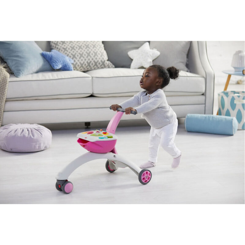 Tiny Love 5-in-1 Walk Behind and Ride On Pink (11)