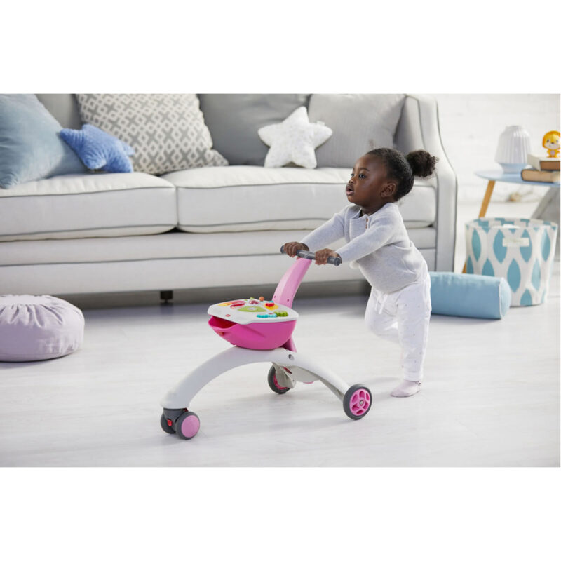 Tiny Love 5-in-1 Walk Behind and Ride On Pink (15)