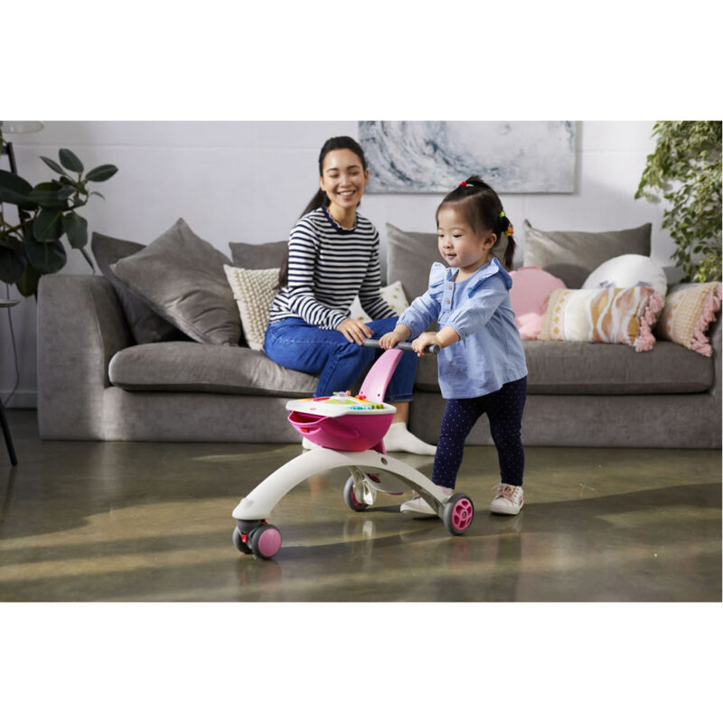 Tiny Love 5-in-1 Walk Behind and Ride On Pink (7)