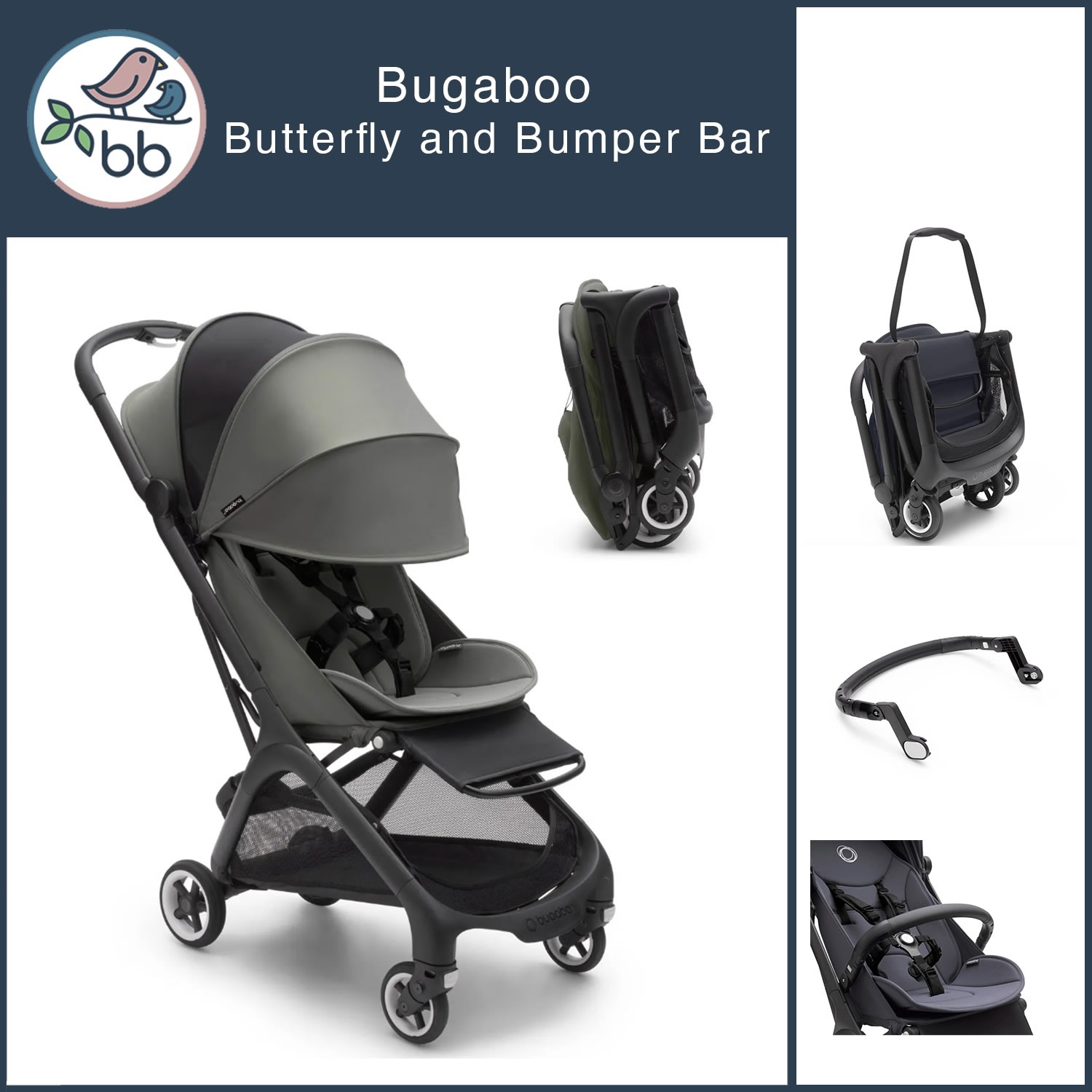Bugaboo Butterfly and Bumper Bar Package