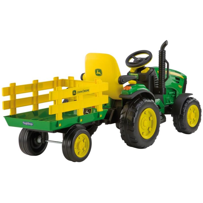 Peg Perego John Deere Ground Force with Trailer