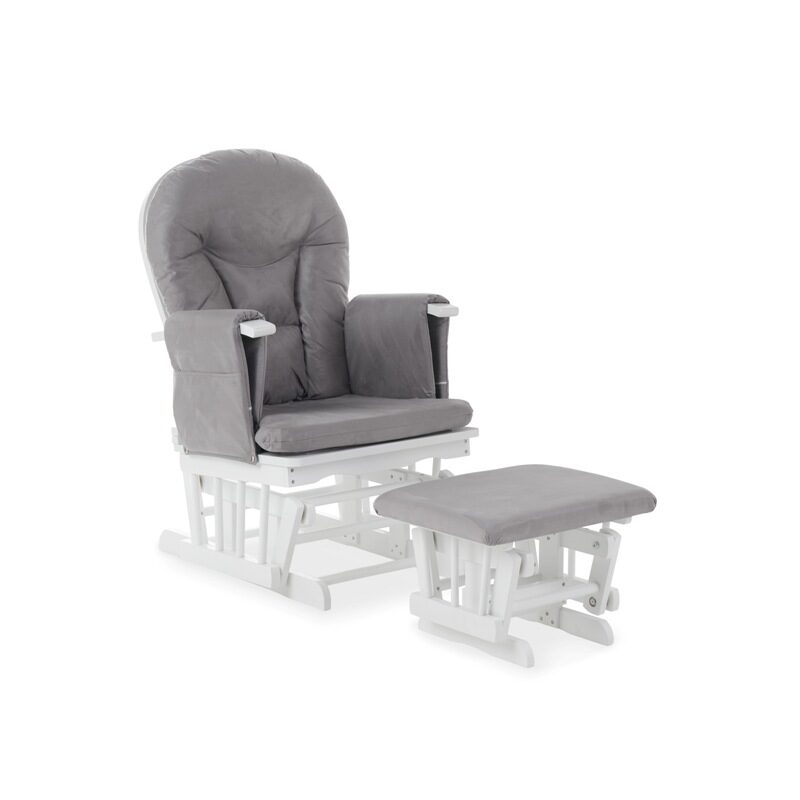 Obaby Reclining Glider Chair and Stool