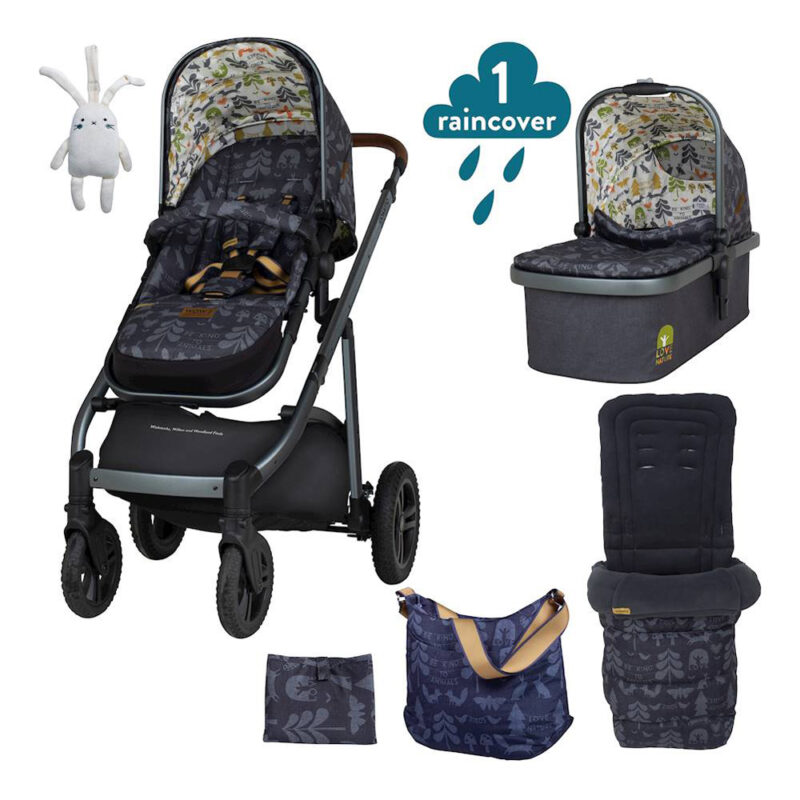 Cosatto Wow 2 Pram and Accessories Nature Trail Shadow