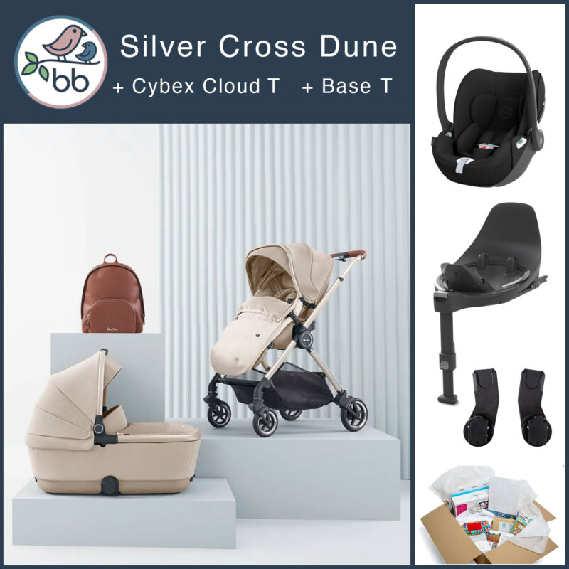 Silver Cross Dune + Cybex Cloud T Travel System