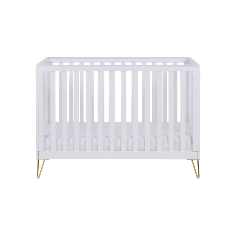 Babymore Kimi Cot Bed White-5