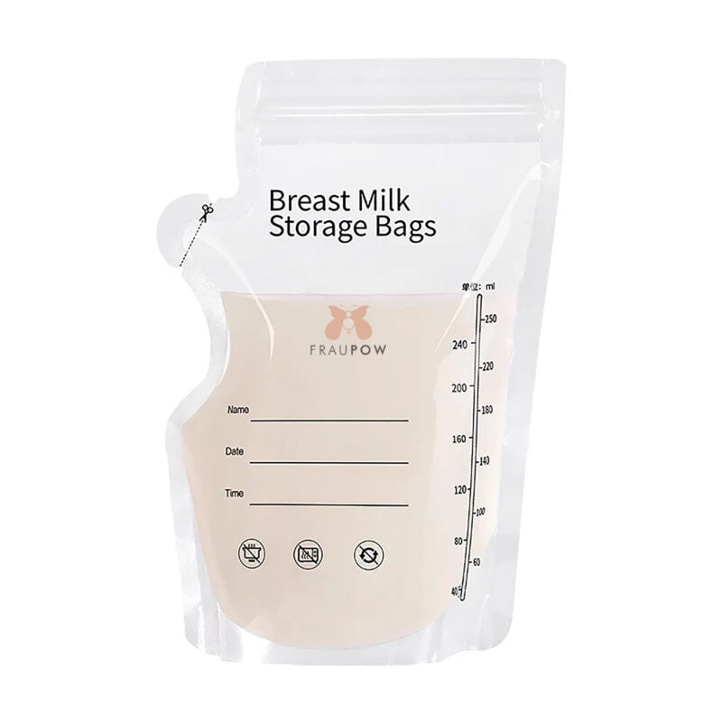 Storage bag full milk
