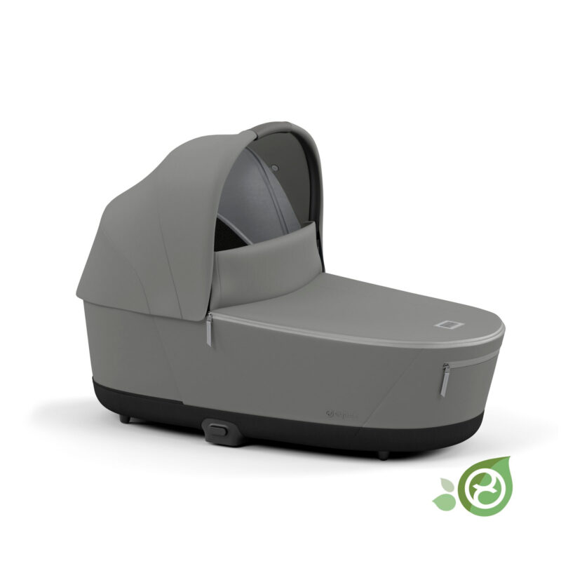 Cybex PRIAM 4 LUX Carrycot - Conscious Collection Pearl Grey