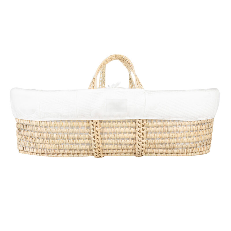 CuddleCo Mother&Baby Anti-Allergy Moses Basket - Natural