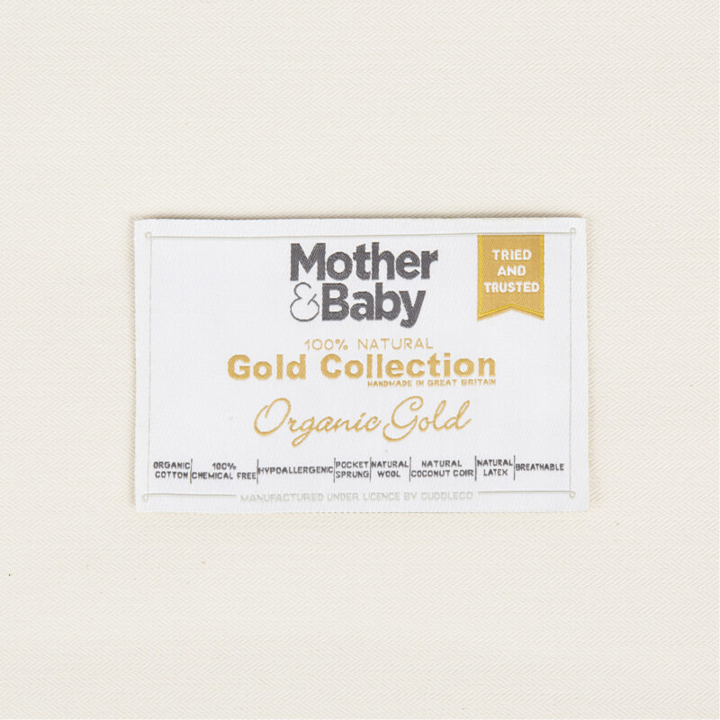 CuddleCo Mother&Baby Organic Gold Chemical Free Mattress (4)
