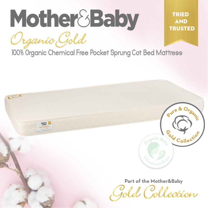 CuddleCo Mother&Baby Organic Gold Chemical Free Mattress