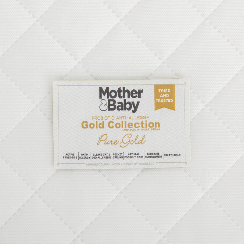 CuddleCo Mother&Baby Pure Gold Anti-Allergy Coir Pocket Sprung Mattress (5)