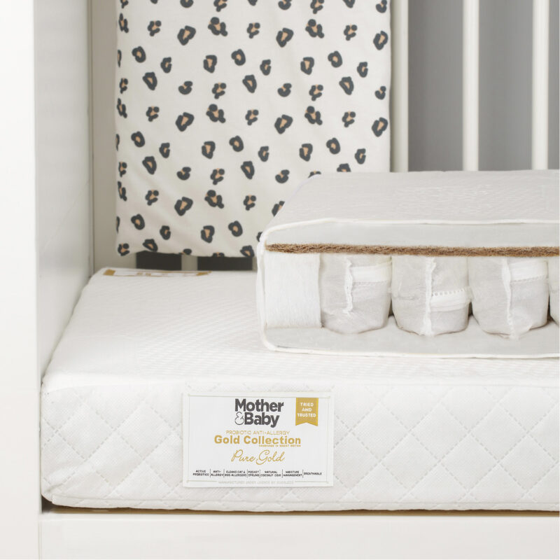 CuddleCo Mother&Baby Pure Gold Anti-Allergy Coir Pocket Sprung Mattress