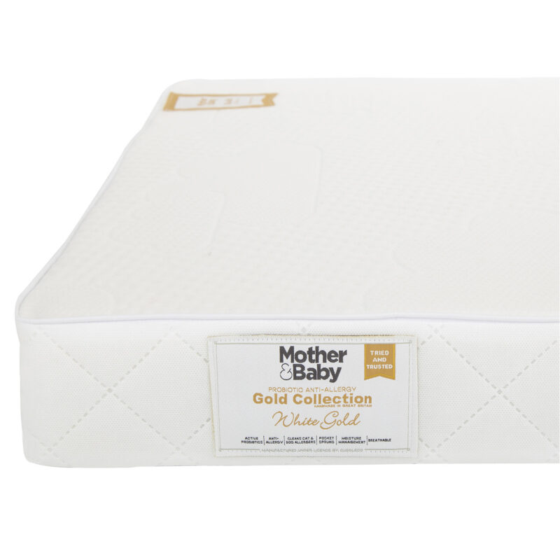 CuddleCo Mother&Baby White Gold Anti-Allergy Pocket Sprung Mattress (5)