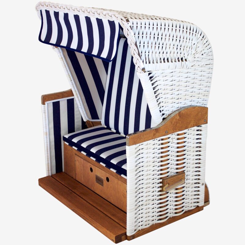 KAISERKORB Junior Children's Wicker Beach Chair, Baltic Stripes