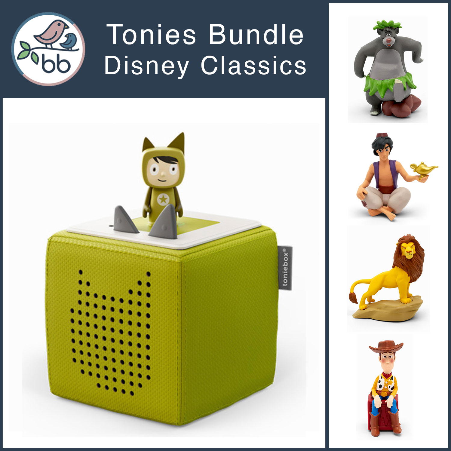 Tonies Songs & Story Disney Cars Lightning McQueen Audio Character Toniebox  for sale online