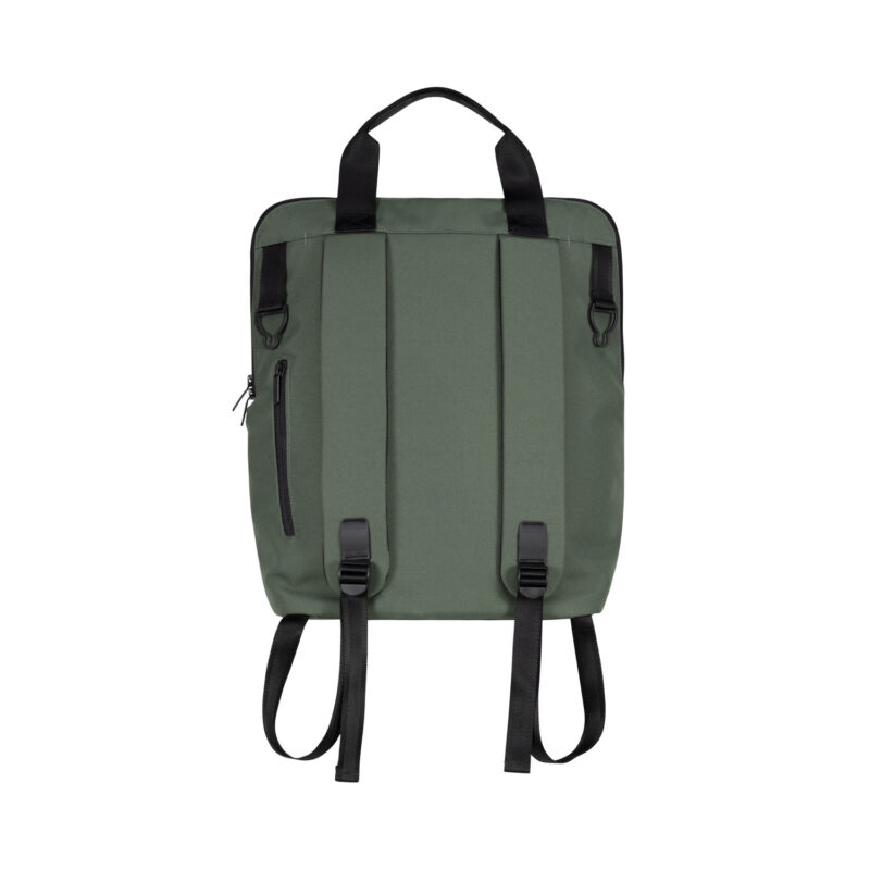 Joolz Backpack Back view Forest green