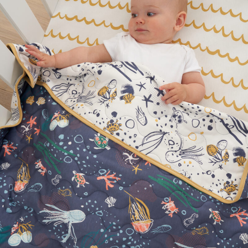 Cot - Cot Bed Coverlet - Our Planet 1