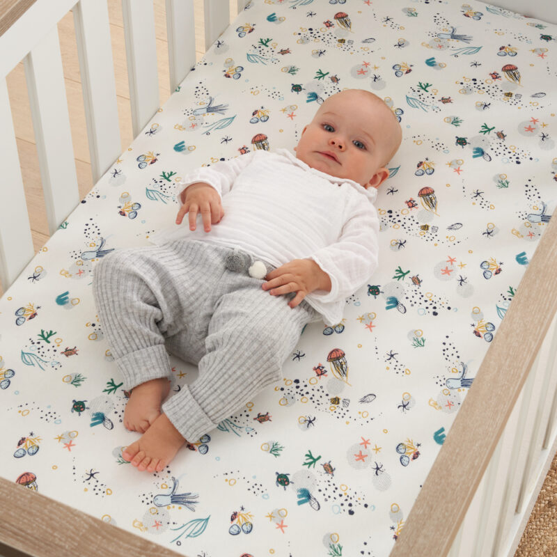 Cot Fitted Sheets 2pk - Our Planet 1
