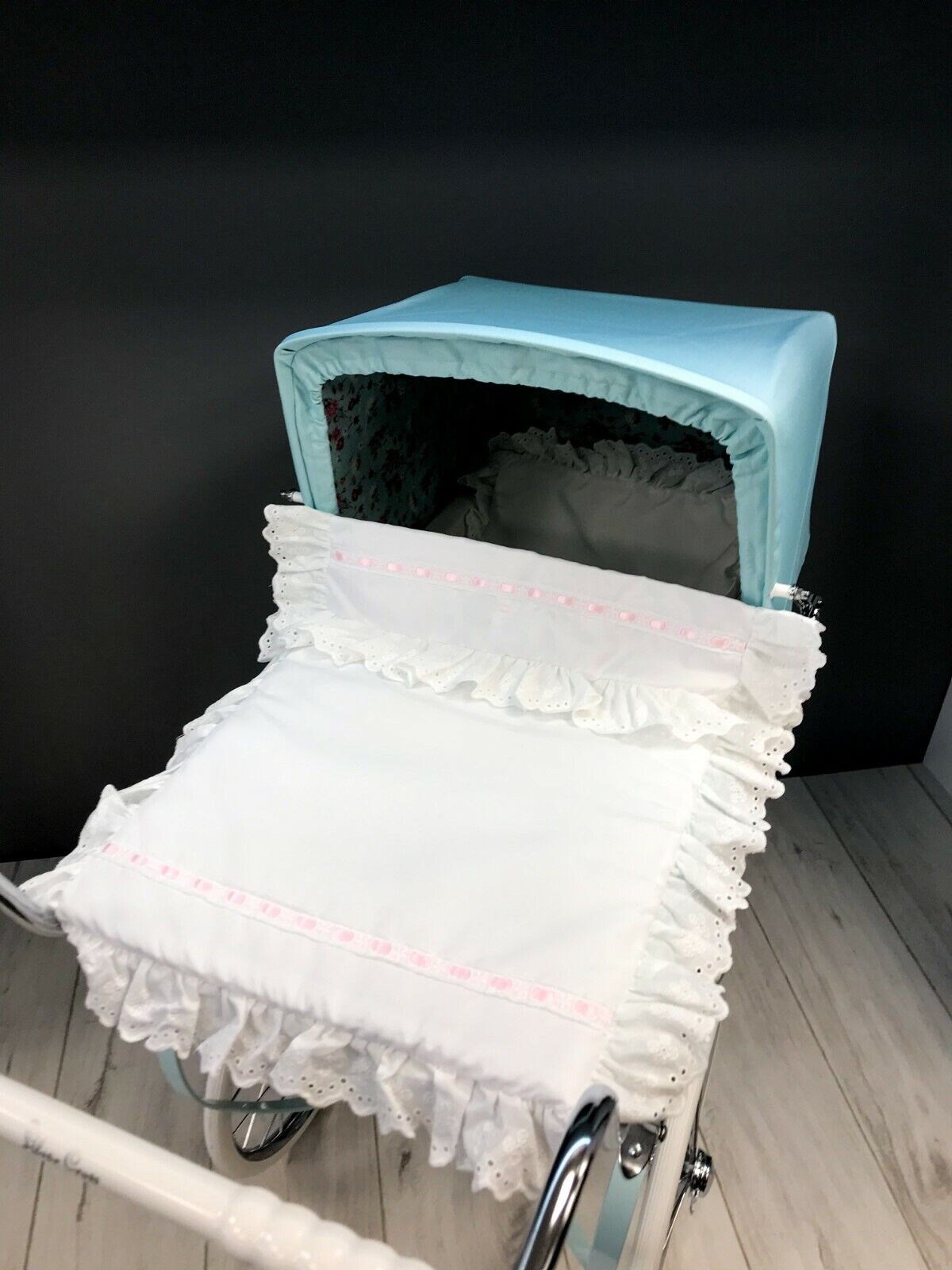 Baby Birds Bedding + Mattress For Silver Cross Dolls Pram